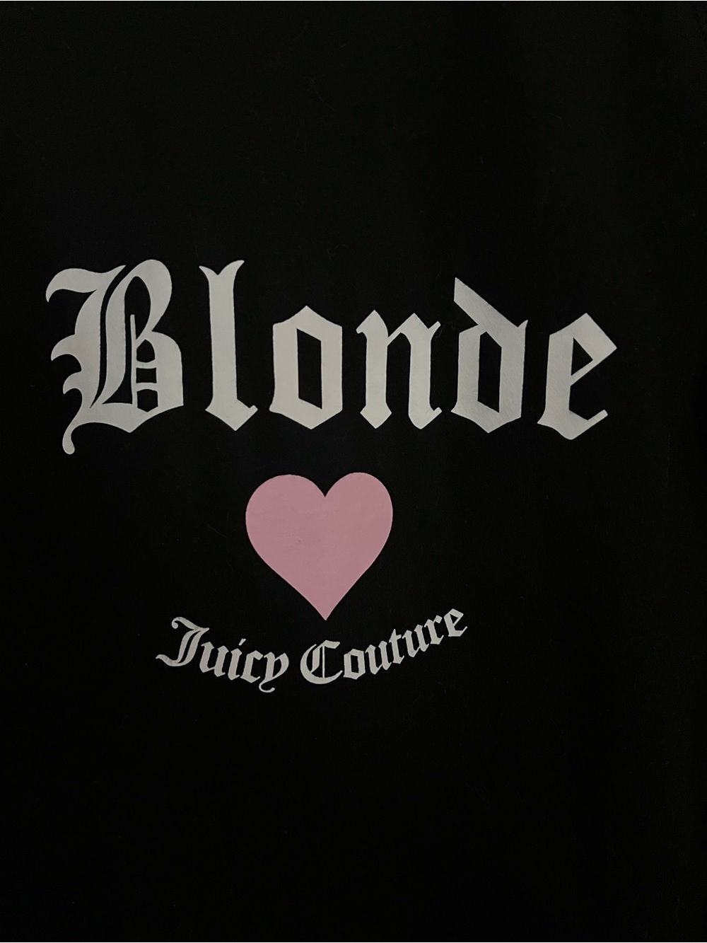 rare limited edition brunette the label x juicy couture collab crew sweater - Picture 2 of 4